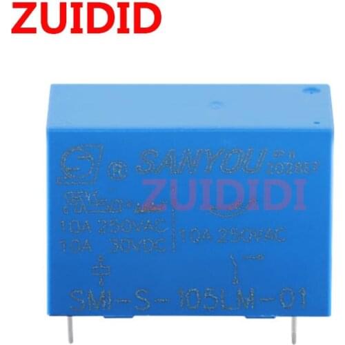 5PCS Relay SMI-S-105LM 4pins SMI-05VDC-SL-A HRMH-S-DC5V-A 5VDC
