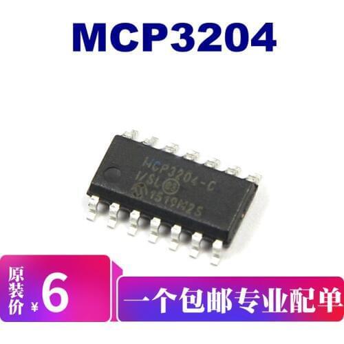 5pieces MCP3204 MCP3204-CI/ST