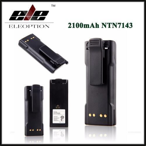 Eleoption High Power Interphone Battery For Motorola NTN7143 HT1000 JT1000 GP900 MTS2000 Battery 2100mAh 7.4V NI-MH