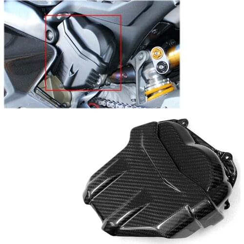 Motorcycle Accessories For Ducati Panigale V4 V4S 2018 2019 2020 Carbon Fiber Engine Cover
