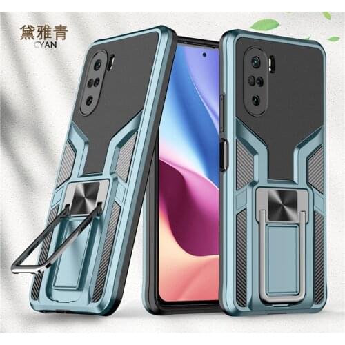 For Xiaomi POCO F3 Case Hard PC+TPU With Stand magnet Armor shockproof protect Back Cover Case For Xiaomi Redmi K40 Pro K40PRO