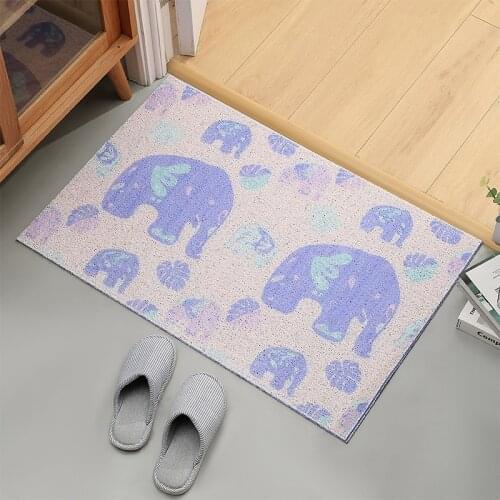 Color Animals Entrance Door Mat Carpet PVC Anti-slip Mat Living Room Mat Dustproof Hallway Mat Carpet Custom Size Home Door Mat