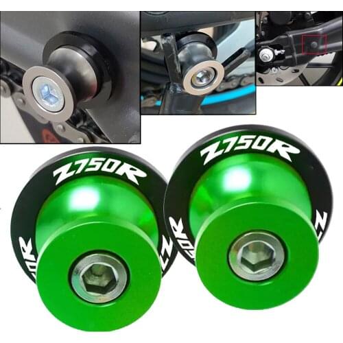 For KAWASAKI Z750R Z750R 2011-2021 2020 2019 2012 Motorcycle Accessories Swingarm Spools Slider Stand Screws Slider Protector