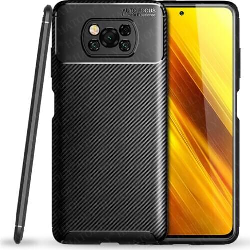 For Xiaomi Poco X3 NFC Case Cover Poco X2 M2 F2 Pro Soft Silicone TPU Anti-knock Bumper Matte Back Phone Back Case Poco X3 NFC