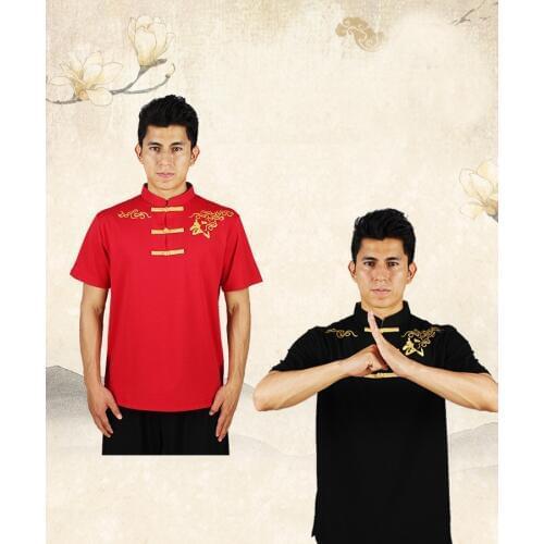 Kung Fu martial arts Tai Chi T-shirt Martial Arts shirt Tai Chi clothing Tang suit T-shirt Childrens T-shirt Cotton martial art