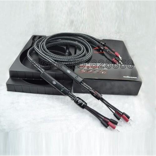 Pair speaker cable free update NEW 72V DBS 2 to 4 silver plated Banana plug original bo extension cable