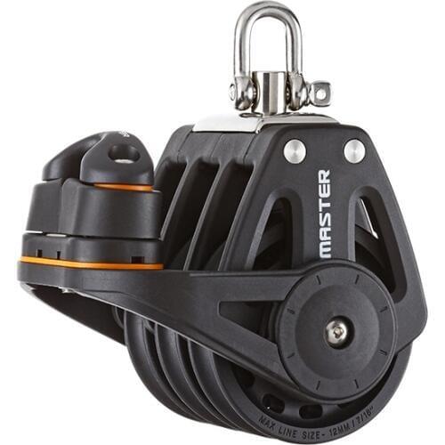 Sailboat Dinghy 60mm 2 1/3" Single Swivel Shackle Block Small Boat Block Master BP-0612F