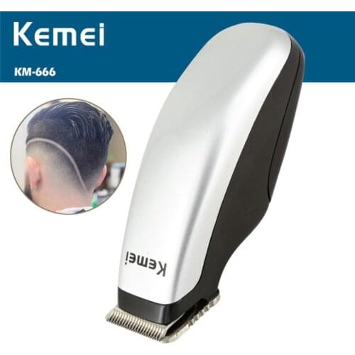 Kemei Shaver Men Electric Beard Trimmer Portable Mini Hair Clipper Stainless Steel Cutter Head Home Use Hair Cutting Machine 45D