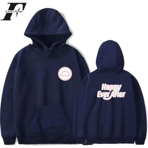 LUCKYFRIDAYF Happy Ever After fashion Sweatshirt Hoodies Women/Men Streetwear Hoodies Casual Hoodies Women Men pullover tops
