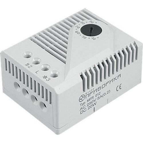 DIN Rail Mounting 3 Terminals Mechanical Hygrostat Thermostat
