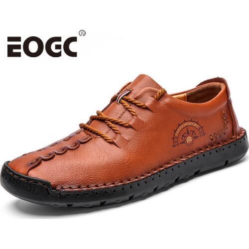 Big Size Men Leather Shoes Men Casual shoes Flats Shoes Men Loafers Mens Moccasins Shoes Italian Designer Shoes