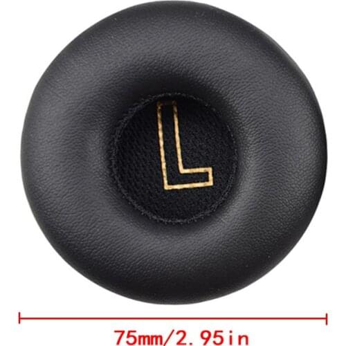 1Pair Soft Sponge Ear Cushion Cover Leather Earpads for Meizu HD50 Headphones D08A