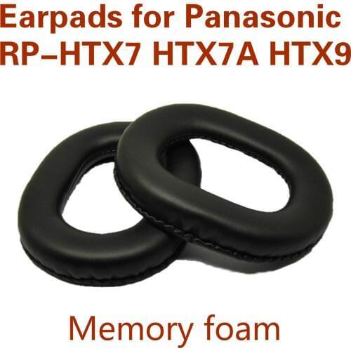 Headphone Replacement Earpads for Panasonic RP-HTX7 HTX7A HTX9 Soft Memory foam Ear Pads Cushion Cover for Panasonic RP-HTX7