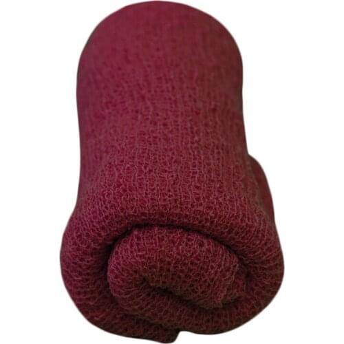 OUTAD Baby Photography Props Blanket Rayon Stretch Knit Wrap Newborn Photo Wraps Hammock Swaddling Padding Nubble Wraps 40x150cm