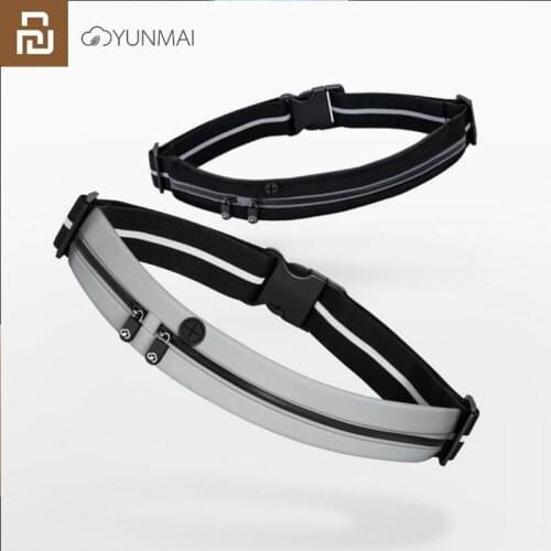 Youpin yunmai sports invisible pockets double mouth chain 3M night line reflective multifunction waterproof phone bag Waist Bag