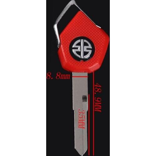 Blank Key Uncut Blade Motocross Motorcycle Uncut Blanks Key for Kawasaki H2 H2R Motorbike Parts Can Installation Chip Motorbike