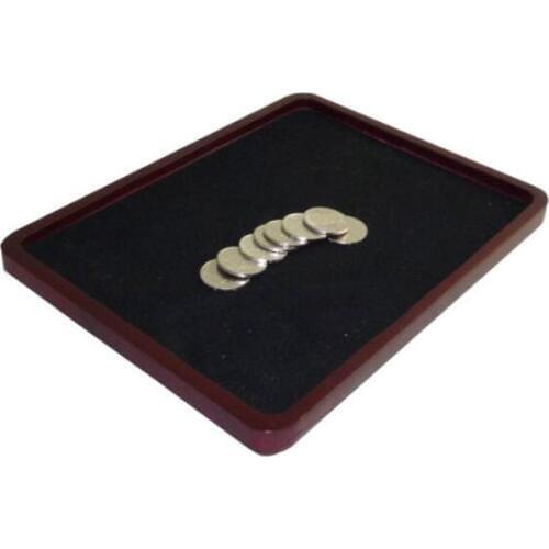 Deluxe Wood Multiplying Coin Tray ( not include the coins) Magic Tricks Comedy Stage Gimmick Props Illusions Coin Production