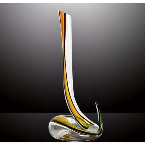 Glass Decanter Creativity Snake Colorful Silk Crystal 2L Wine Pot Dispenser Flagon Hotel Bar Home Kitchen Decoration Supplies