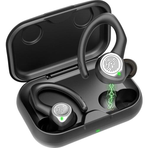 TWS Wireless Earphones Bluetooth-compatible Headphone 9D Stereo Sports Waterproof Earbuds Headsets With Microphone Charging Box