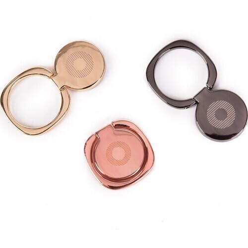 Universal Mobile Phone Finger Ring Holder Metal Ultra Thin Phone Holder Flexible Phone Stand For Samsung Smartphone Tablet