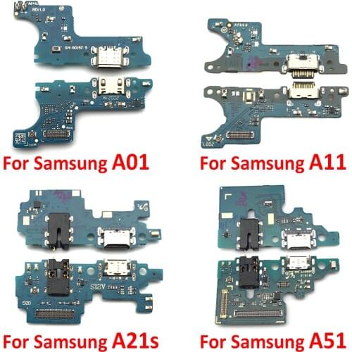 USB Charge Port Charging Dock Connector Board For Samsung Galaxy A10S A20S A30S A50S A70S A01 A11 A12 A21 A21S A31 A41 A51 A71