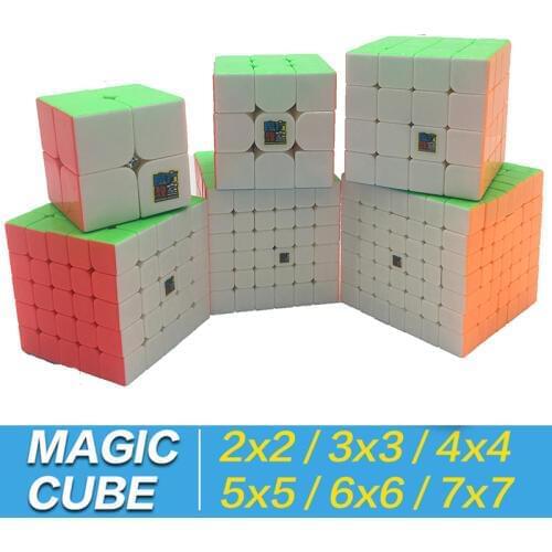 Magic Cube 3x3x3 2x2x2 4x4x4 5x5x5 6x6x6 7x7x7 Keychain Cubo Magico 2x2 3x3 4x4 5x5 6x6 7x7 Puzzle neo Cube Bag Stand Toy Kid