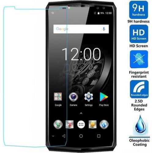 50pcs 2.5D Tempered Glass For OUKITEL K10 Protective Film 9H Safety Cover LCD Screen Protector For OUKITEL K10 6.0 inch Guard