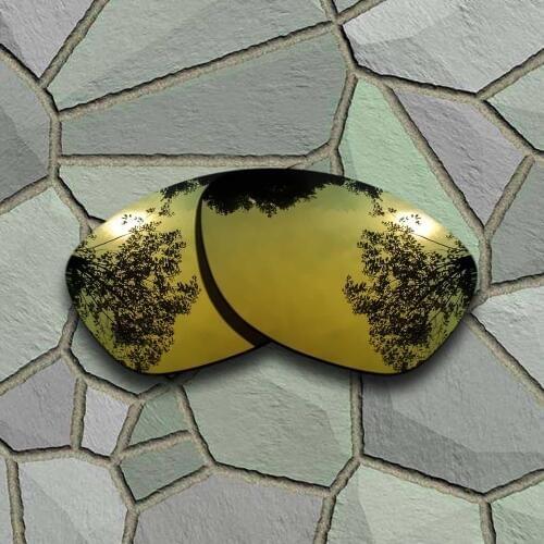 Yellow Golden Sunglasses Polarized Replacement Lenses for Oakley Jupiter