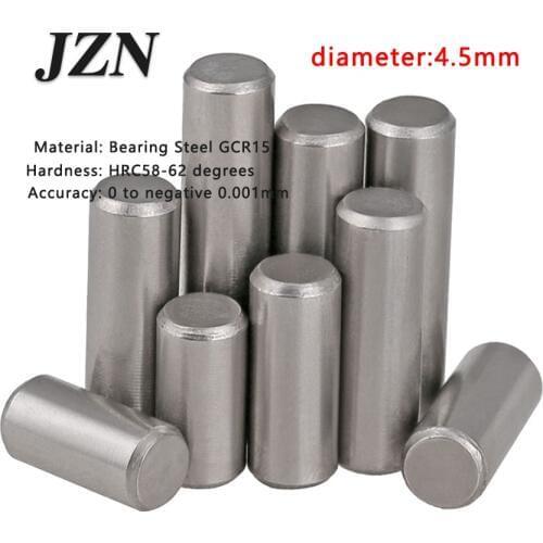 20pcs/lot Dia 4.5*10 13 16 18 20 24 25 26 32 34 40 Bearing Steel Cylindrical Pins - Dowel Pins-Needle-Positioning pin