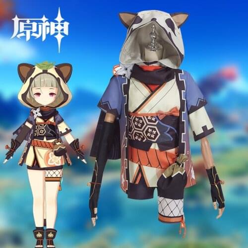2021 Hot!! Game Genshin Impact Cosplay Sayu Women Costume Halloween Daily Set Customization