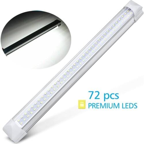 72LED Lights 12v Camper RV Light Camper Motorhome Caravan Interior Wall Lamps Light Bar Camping LED 12V Caravan Light