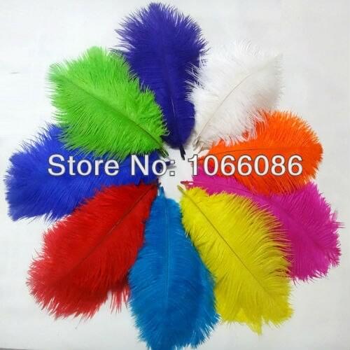 Free Shipping! 100pcs/lot 15-20cm 6-8" Top quality ostrich feathers ostrich drab feather plumes