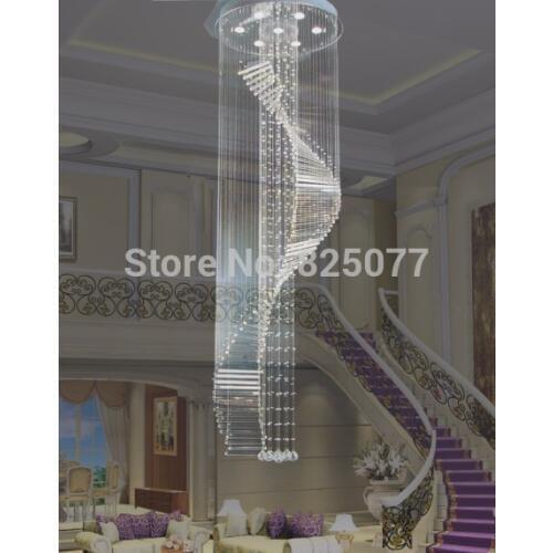 Free shipping 2019 new modern design Dia600*H1800mm home decoration crystal chandeliers,super hotel crystal lighting DJ1