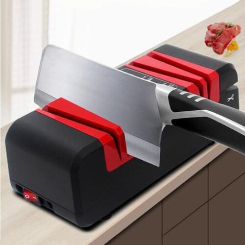 Household electric knife sharpener Kitchen knife sharpening scissors artifact kitchen multifunctional automatic knife grinder