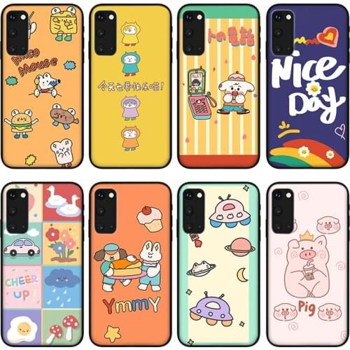 Explosive cute phone Case for Samsung Galaxy S21 Ultra Note 10 20 S20 Ultra Plus FE S10 M51 M31 A71 A51 silicone cover