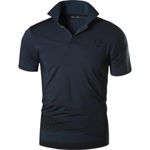 Jeansian Mens Sport Tee Shirt Poloshirt Tshirt T-shirts Short Sleeve Golf Tennis Badminton LSL195