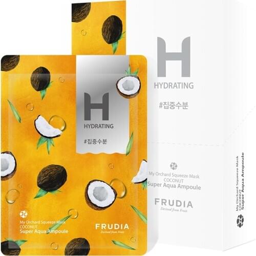 FRUDIA Official [Korea NO.1 Facial mask] - My Orchard Squeeze Mask Coconut 10ea (Face&Skin care, Korea cosmetic, mask pack)