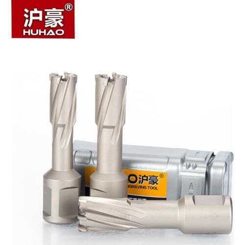 HUHAO 1pc Alloy Metal Drilling Hollow Core Steel Drill Bit Core Drill Iron Punch Magnetic Drill Dia.12-39mm Cutting Depth 35mm