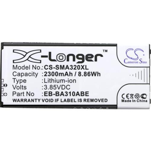 Cameron sino 2300mah battery for SAMSUNG Galaxy A3 2016 Duos LTE LTE SM-A310 SM-A310F/DS SM-A310Y EB-BA310ABE GH43-04562A