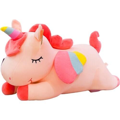 Unicorn doll Stuffed toy Beast figurine Down cotton Childrens birthday gifts Claw machine Scissors machine doll