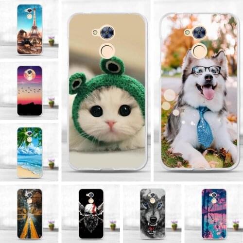 Soft Silicone 5.0" for Huawei Honor 6A Case Cover DLI-TL20 TPU Phone Back Protective For Coque Huawei Honor 6A Cover Case Bumper