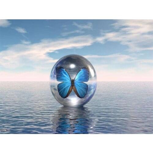 Snow Globe DIY Embroidery Cross Stitch 11CT Kits Needlework Craft Set Cotton Thread Printed Canvas Home Decoration Hot Room