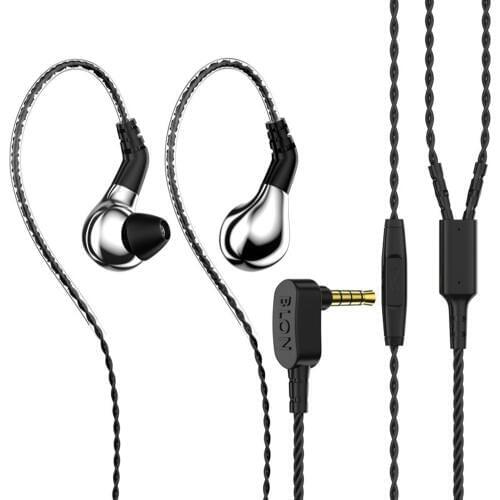 BLON BL03 1.2m Universal 3.5mm Plug HiFi In-Ear Wired Earphones Detachable Sport Earphone Comfortable To Wear For Phone,MP3, MP4