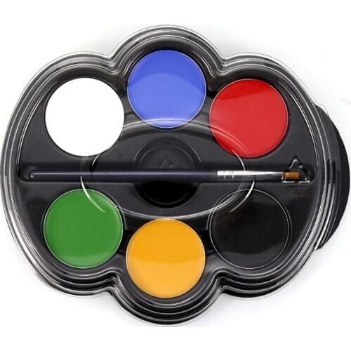 New 6 Color Halloween Crayon Party Face Paint Body Art Painting Oil Fancy Dress Makeup Set Tool for Kid