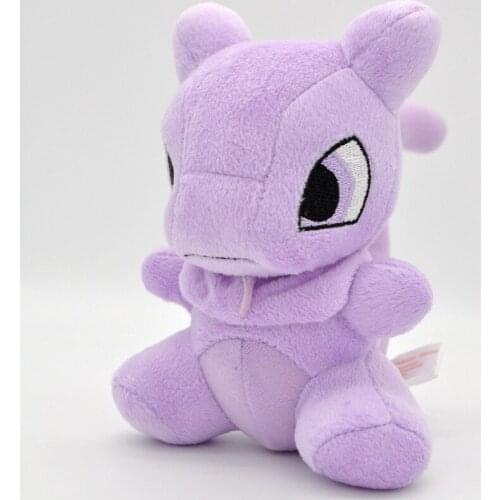 TAKARA TOMY Anime Pokemon Q version Mewtwo Plush Dolls kawaii room decor Pendant Stuffed Toys Exquisite Birthday Gifts for Kids
