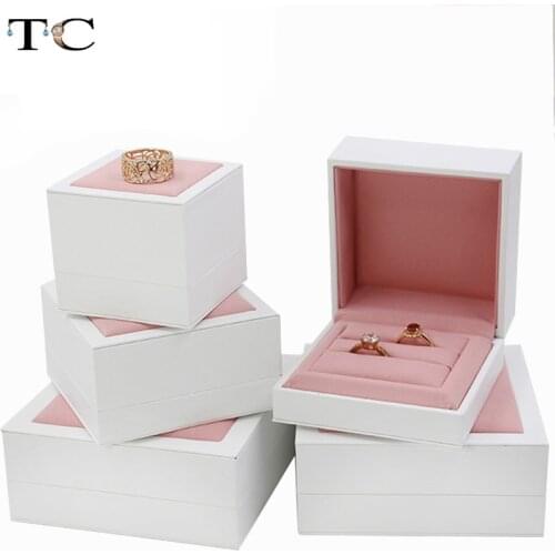 Creative Proposal Ring Box Necklace Packaging Box Pendant Box Earring Container Brooch Case Valentines Day Gift Box