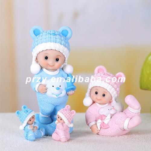 Przy Fondant Silicone Mold 3D Cute Baby Doll Handmade Soap Molds for Cake Decorations Three Size Moulds Rubber 001 Eco-friendly