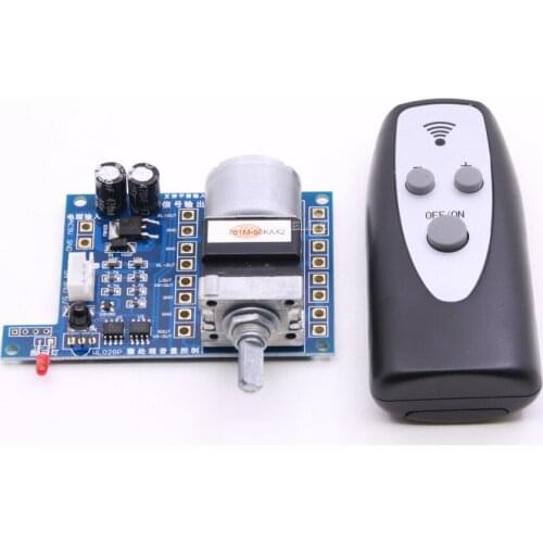 Assembled remote control volume board audio preamp microcomputer control volume board