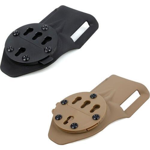 Tactical Airsoft 2703 Molle Duty Belt Platform Quick Detach Holster Adapter Mount BK/CB