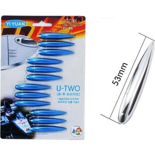 Universal Car Door Edge Guard Car Styling Mouldings Strip Bumper Protector Anti-Scratch Strip Corner Door Protector 12pcs/lot